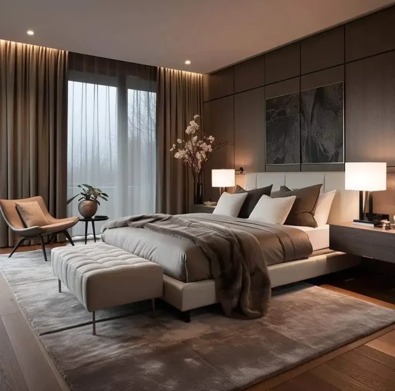 Bedroom Design by Mokxa Interior Designers Gurgaon Delhi NCR