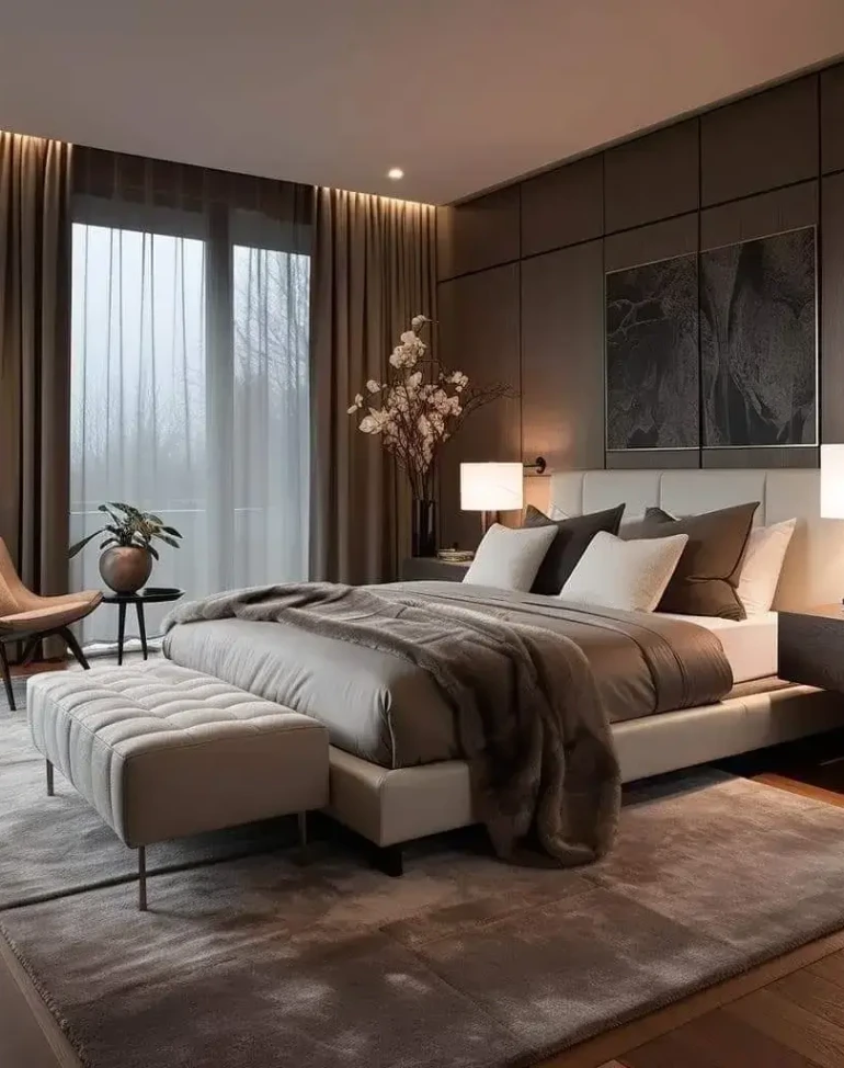 Bedroom Design by Mokxa Interior Designers Gurgaon Delhi NCR