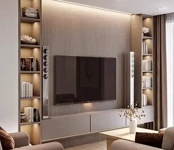 TV Setup by Mokxa Interior Designers Gurgaon Delhi NCR