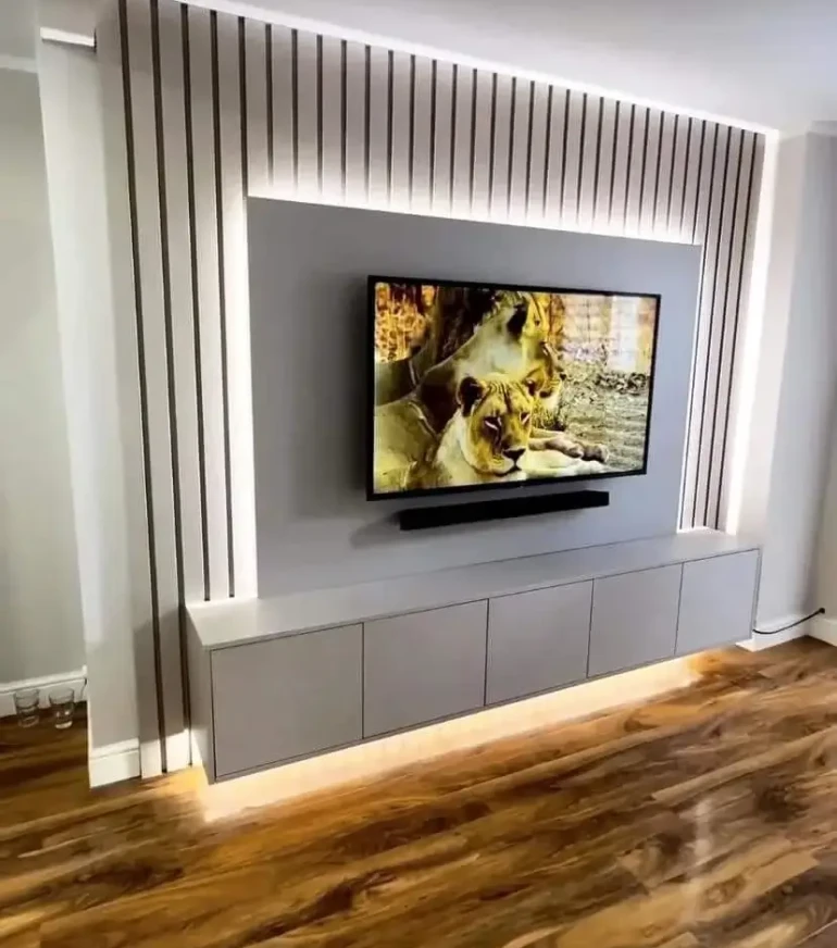 TV Setup by Mokxa Interior Designers Gurgaon Delhi NCR