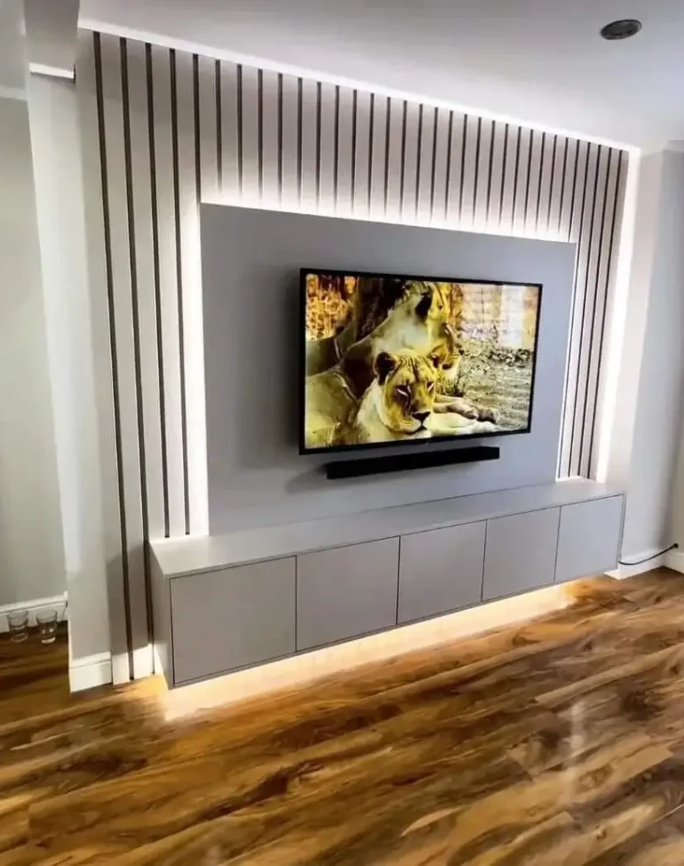TV Setup by Mokxa Interior Designers Gurgaon Delhi NCR