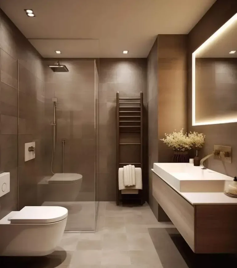 Washroom Design by Mokxa Interior Designers Gurgaon Delhi NCR