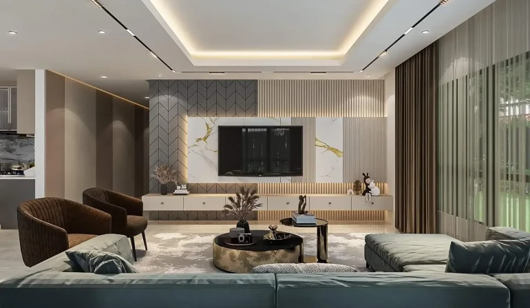 TV Setup by Mokxa Interior Designers Gurgaon Delhi NCR