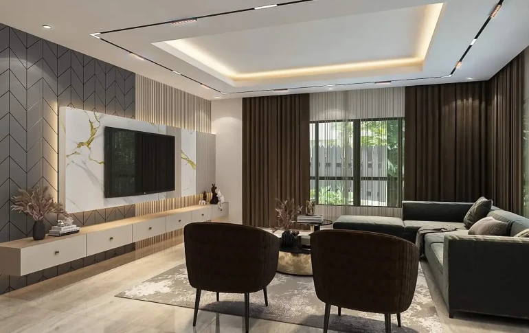 TV Setup by Mokxa Interior Designers Gurgaon Delhi NCR