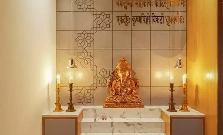 Mandir Design by Mokxa Interior Designers Gurgaon Delhi NCR