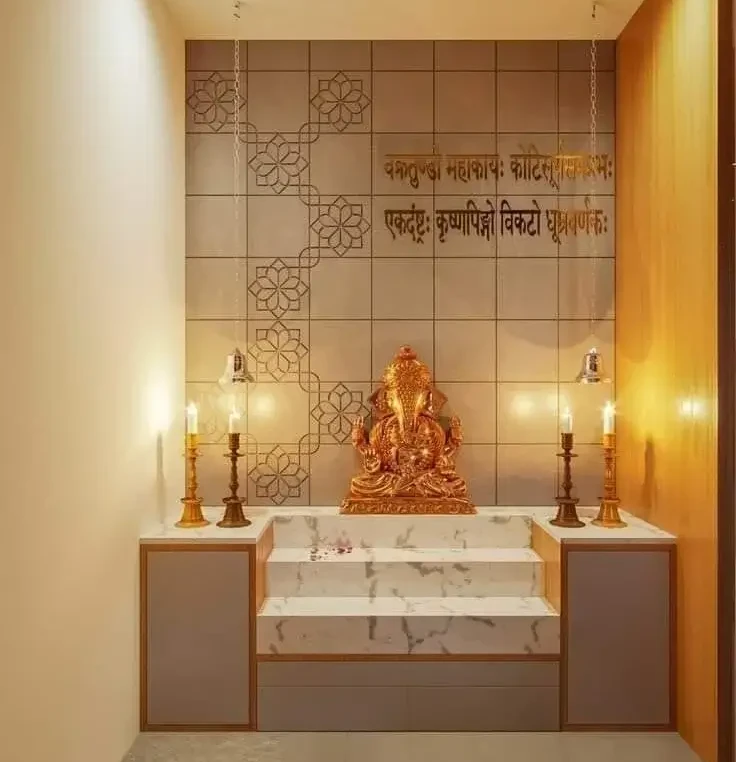 Mandir Design by Mokxa Interior Designers Gurgaon Delhi NCR