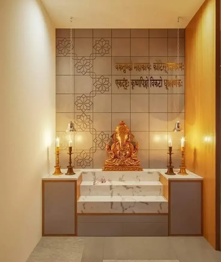 Mandir Design by Mokxa Interior Designers Gurgaon Delhi NCR