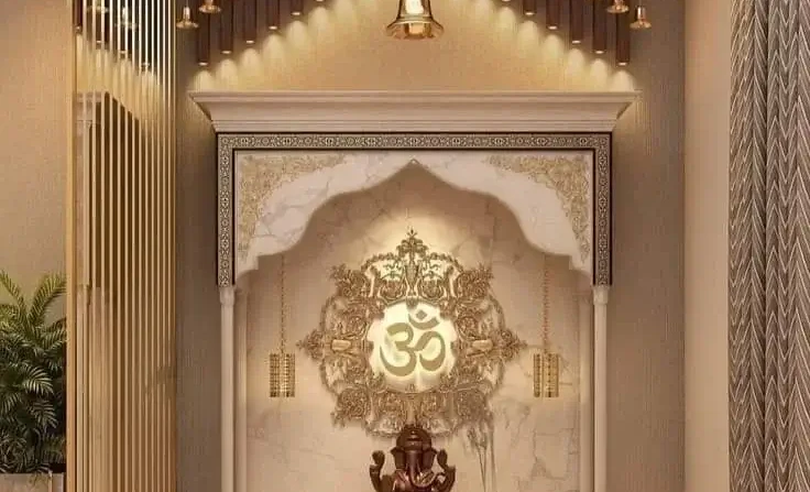 Mandir Design by Mokxa Interior Designers Gurgaon Delhi NCR
