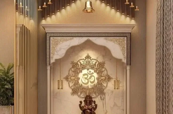 Mandir Design by Mokxa Interior Designers Gurgaon Delhi NCR Mandir Design by Mokxa Interior Designers Gurgaon Delhi NCR