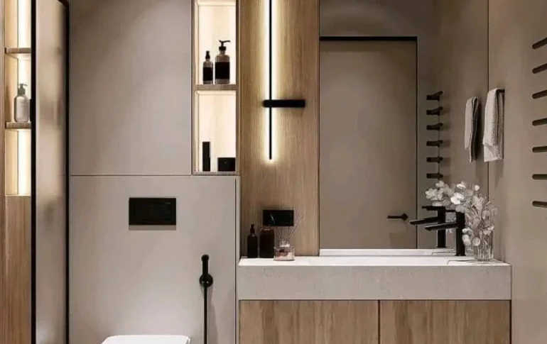 Washroom Design by Mokxa Interior Designers Gurgaon Delhi NCR
