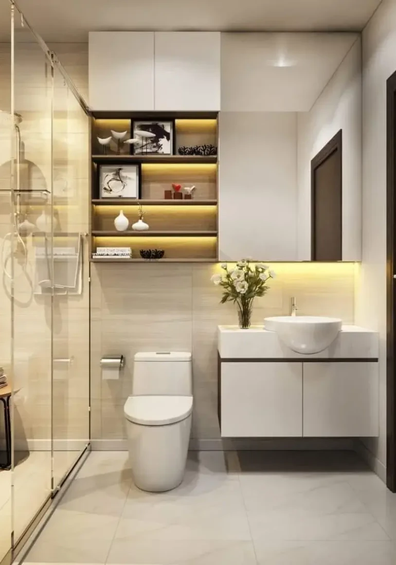 Washroom Design by Mokxa Interior Designers Gurgaon Delhi NCR