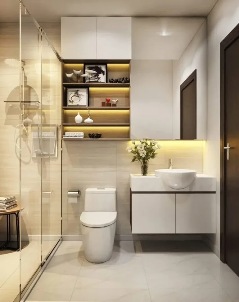 Washroom Design by Mokxa Interior Designers Gurgaon Delhi NCR